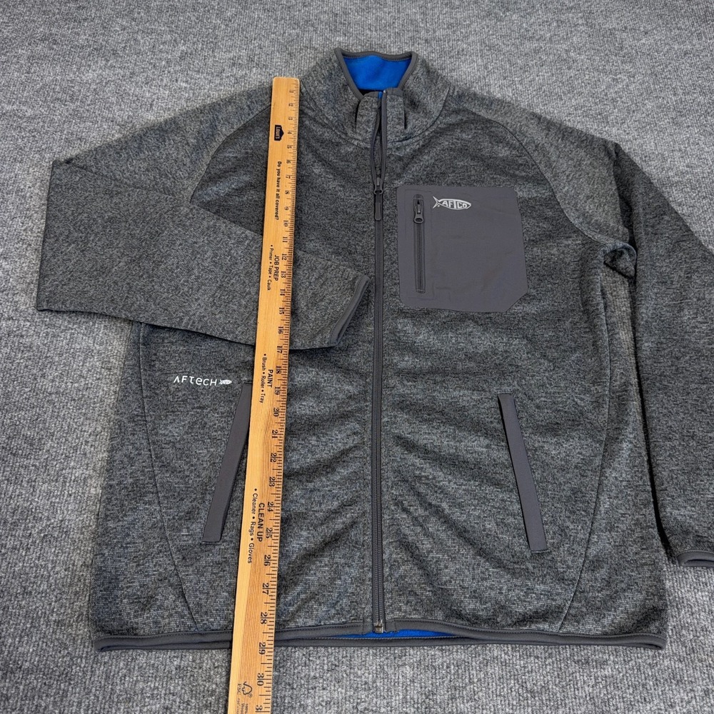 AFTCO Horizon Weatherproof Full Zip Jacket Mens Large Outdoor Fleece Fishing - Picture 5 of 10